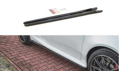 Seitenschweller Ansatz für V.1 für Toyota GR Yaris Mk4 schwarz Hochglanz