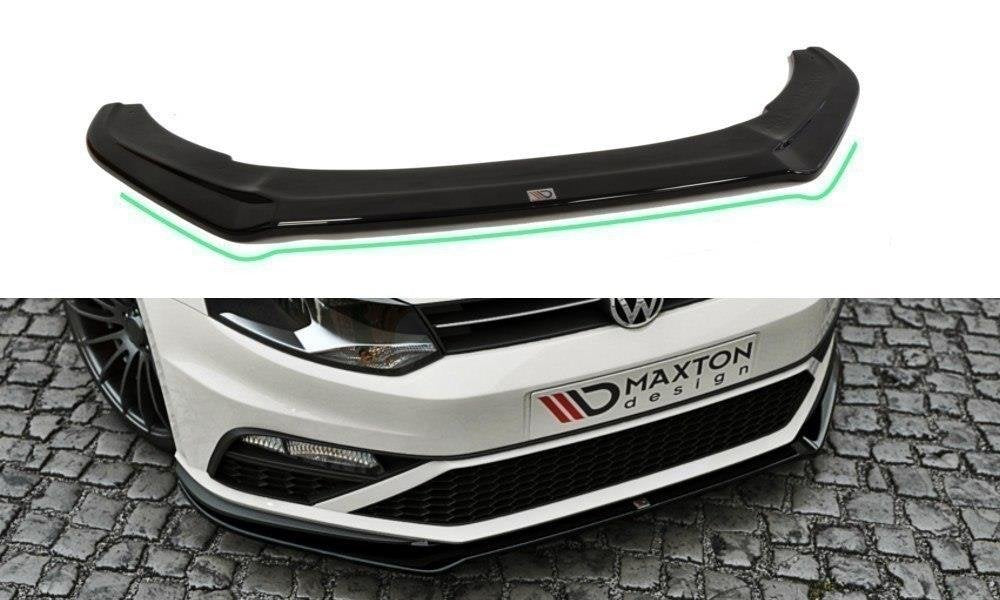 Front Ansatz für v.2 VW POLO MK5 GTI Facelift Carbon Look