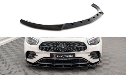 Front Ansatz V.2 für Mercedes-Benz E AMG-Line W213 Facelift schwarz matt