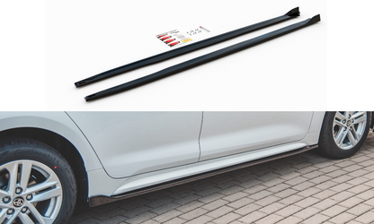 Seitenschweller Ansatz für Toyota Corolla XII Touring Sports Carbon Look