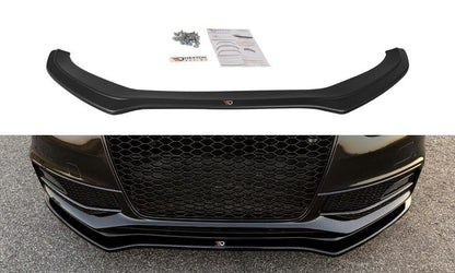 Front Ansatz V.2 für Audi S4 / A4 S-Line B8 FL schwarz matt