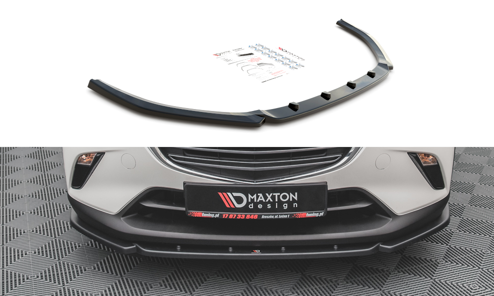 Front Ansatz V.2 für Mazda CX-3 Carbon Look