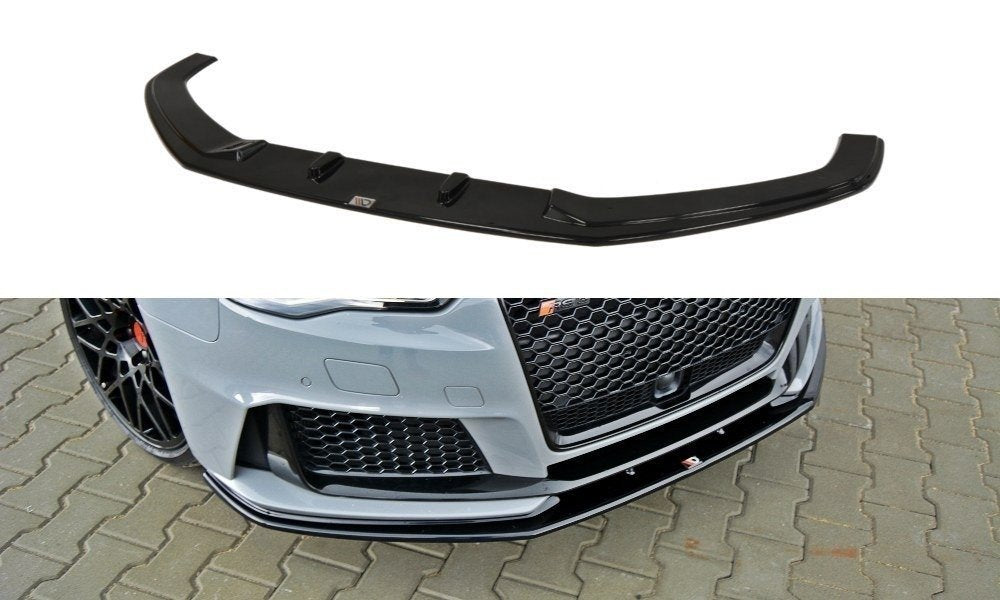 Front Ansatz V.2 für Audi RS3 8V Sportback schwarz matt