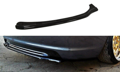 Mittlerer Diffusor Heck Ansatz für BMW 3er E46 M Paket COUPE  schwarz Hochglanz