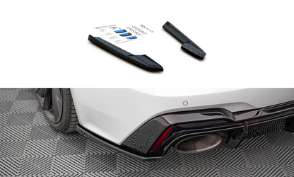 Heck Ansatz Flaps Diffusor V.2 für Audi RS6 C8 / RS7 C8 schwarz matt