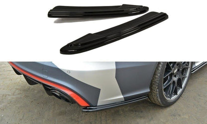 Heck Ansatz Flaps Diffusor für AUDI RS6 C7 Carbon Look