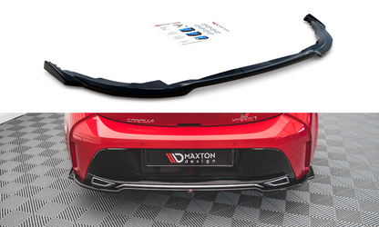 Mittlerer Diffusor Heck Ansatz für Toyota Corolla GR Sport Hatchback XII Carbon Look