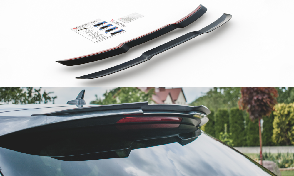 Spoiler CAP für Audi S6 / A6 S-Line C7 Avant Carbon Look