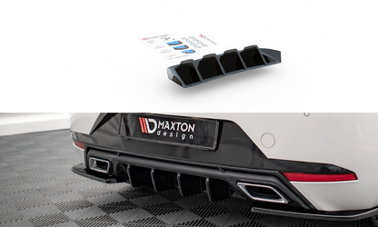 Diffusor Heck Ansatz für Seat Ibiza FR/ Standard Mk5 schwarz matt