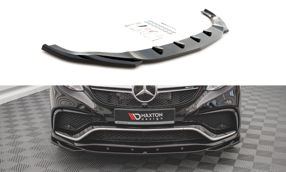 Front Ansatz V.2 für Mercedes-Benz GLE Coupe 63 AMG C292 schwarz Hochglanz