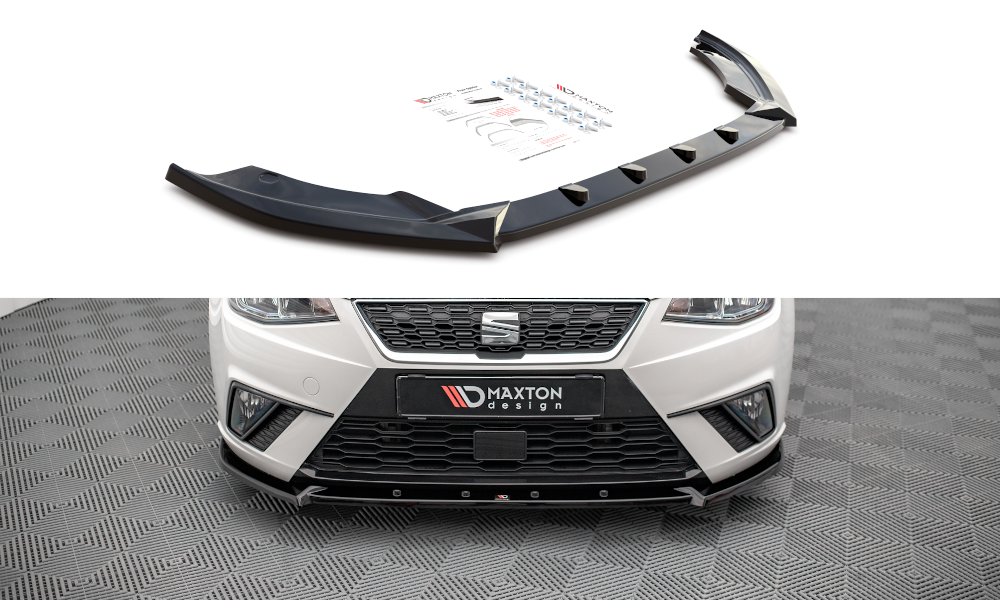 Front Ansatz V.1 für Seat Ibiza FR/ Standard Mk5 schwarz matt