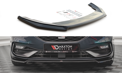 Front Ansatz V.3 für Seat Leon FR Mk4 schwarz Hochglanz