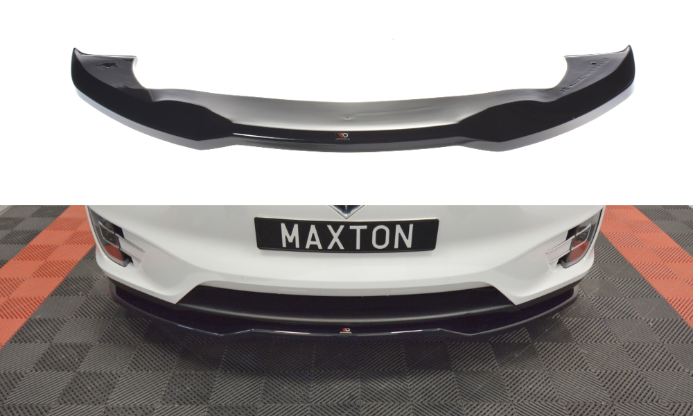 Front Ansatz V.2 für TESLA MODEL X Carbon Look