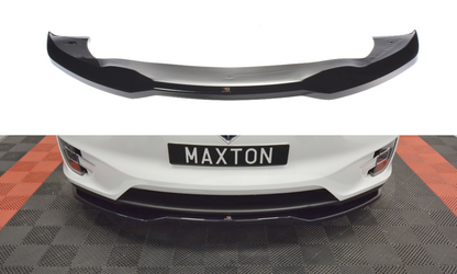 Front Ansatz V.2 für TESLA MODEL X Carbon Look
