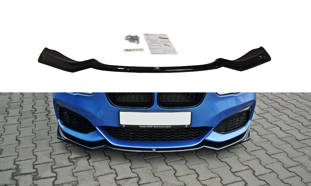 Front Ansatz V.2 für BMW 1er F20/F21 M-Power Carbon Look