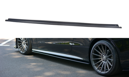 Seitenschweller Ansatz für Mercedes-Benz E-Klasse W213 Coupe (C238) AMG-Line schwarz Hochglanz