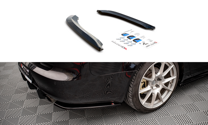 Heck Ansatz Flaps Diffusor für Seat Exeo schwarz matt
