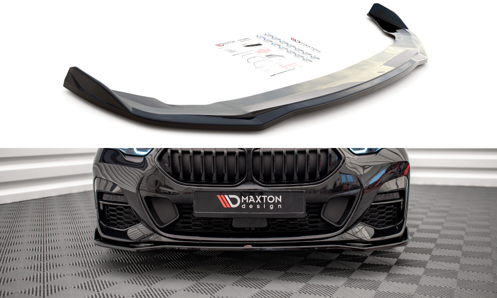 Front Ansatz V.3 für BMW 2 Gran Coupe M-Paket / M235i F44 schwarz matt