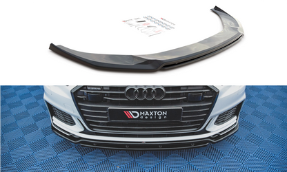 Front Ansatz V.3 für Audi A6 S-Line / S6 C8  schwarz Hochglanz