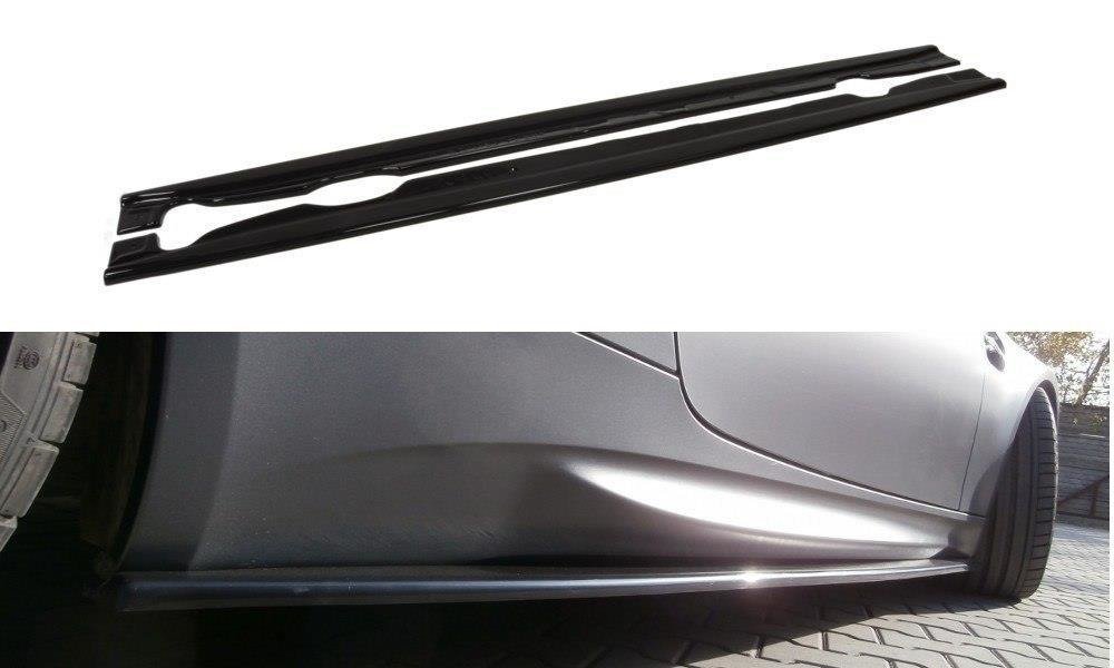 Seitenschweller Ansatz für BMW M3 E92 / E93 schwarz matt