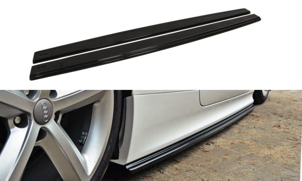 Seitenschweller Ansatz für Audi TT RS 8J schwarz Hochglanz