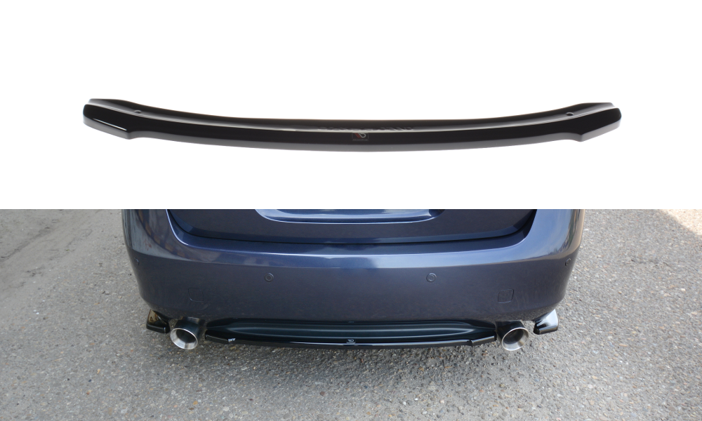Mittlerer Diffusor Heck Ansatz für LEXUS GS MK.3 schwarz matt