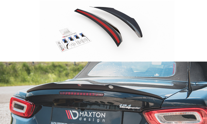 Spoiler CAP für Fiat 124 Spider Abarth schwarz matt