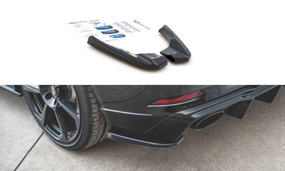 Heck Ansatz Flaps Diffusor V.2 für Audi RS3 8V Sportback Facelift Carbon Look