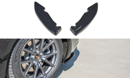 Heck Ansatz Flaps Diffusor für Tesla Model 3 schwarz matt