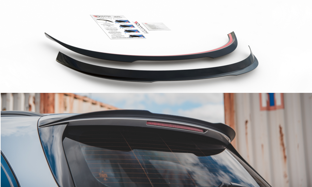 Spoiler CAP für Mercedes-Benz E63 AMG Kombi S213 schwarz Hochglanz