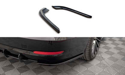 Heck Ansatz Flaps Diffusor für BMW 3er GT F34 Carbon Look