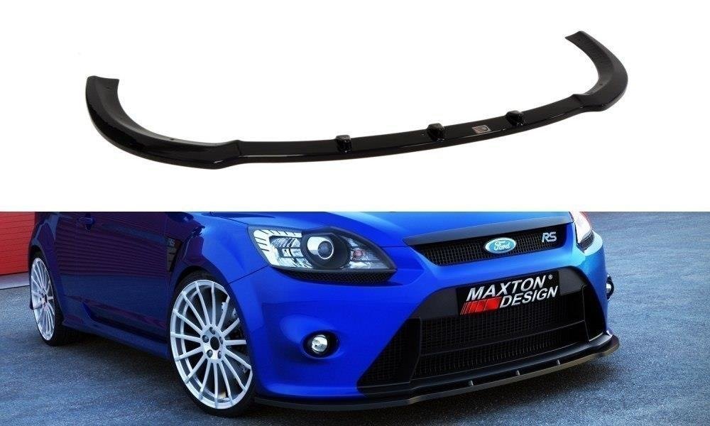 Front Ansatz V.1 für Ford Focus RS Mk2 schwarz Hochglanz