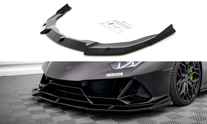 Front Ansatz für Lamborghini Huracan EVO schwarz matt