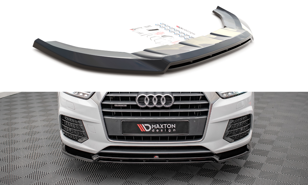 Front Ansatz V.2 für Audi Q3 8U Facelift Carbon Look