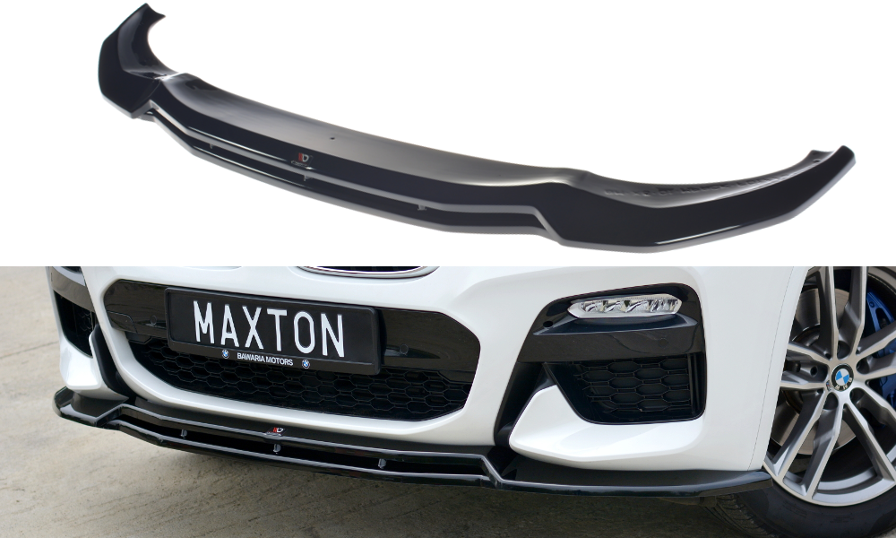 Front Ansatz V.1 für BMW X3 G01 M Paket schwarz matt