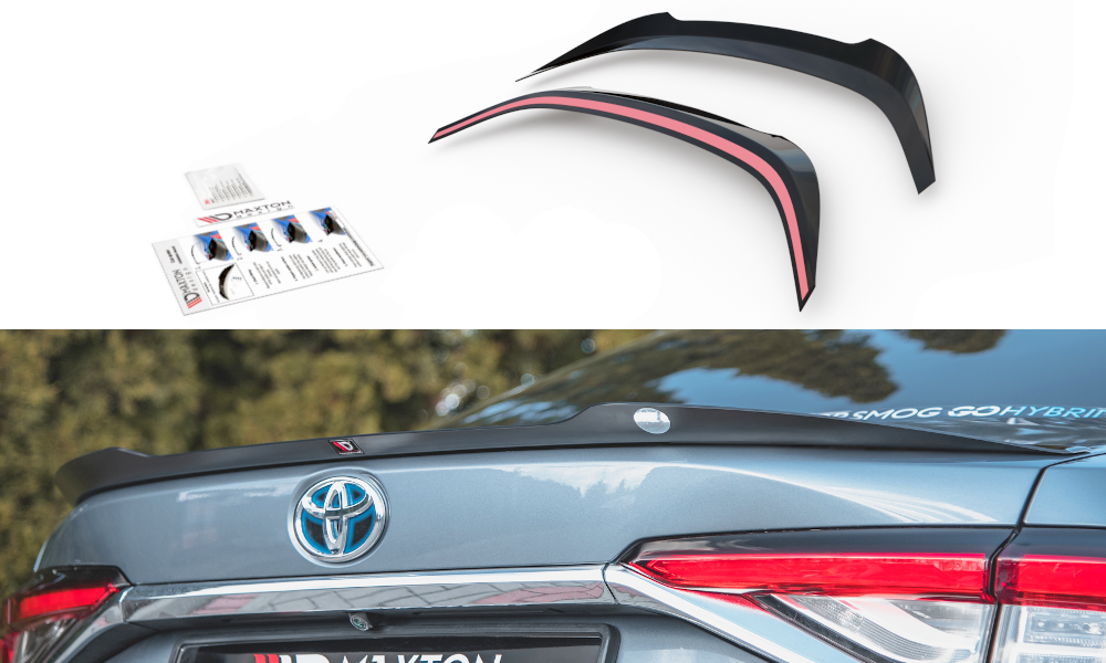 Spoiler CAP für Toyota Corolla XII Limousine schwarz matt