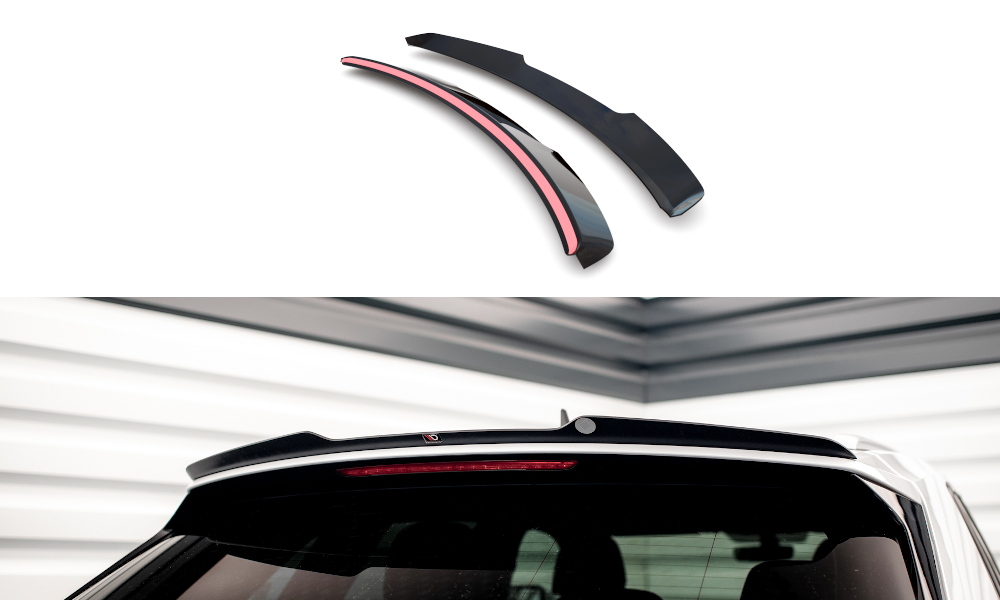 Spoiler CAP für Volkswagen Atlas Cross Sport schwarz matt