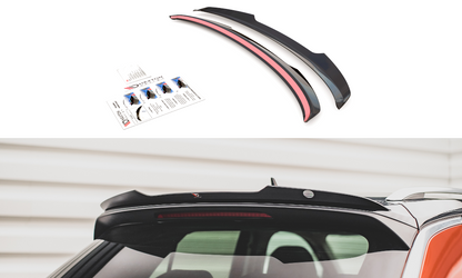 Spoiler CAP für Volkswagen T-Roc Mk1 schwarz Hochglanz