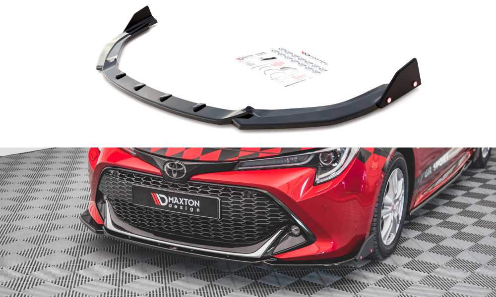 Front Ansatz +Flaps für V.1 Toyota Corolla GR Sport Hatchback XII