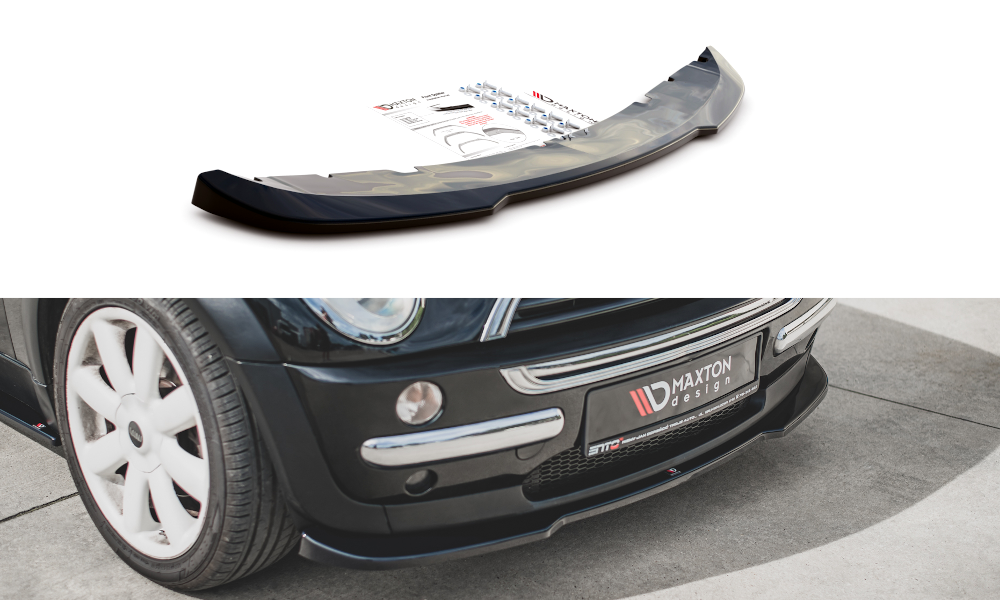 Front Ansatz für Mini Cooper / One R50  schwarz Hochglanz