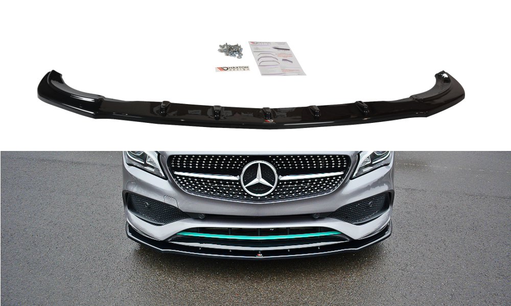 Front Ansatz V.1 für Mercedes CLA C117 AMG-LINE FACELIFT Carbon Look