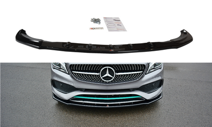 Front Ansatz V.1 für Mercedes CLA C117 AMG-LINE FACELIFT Carbon Look