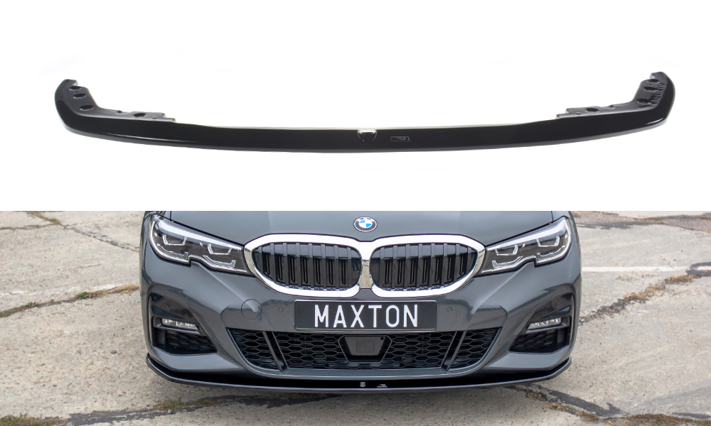 Front Ansatz V.3 für BMW 3er G20 M Paket schwarz matt