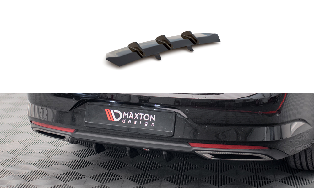 Diffusor Heck Ansatz für Renault Talisman Carbon Look
