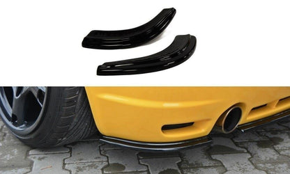 Heck Ansatz Flaps Diffusor für VW GOLF 4 R32 Carbon Look