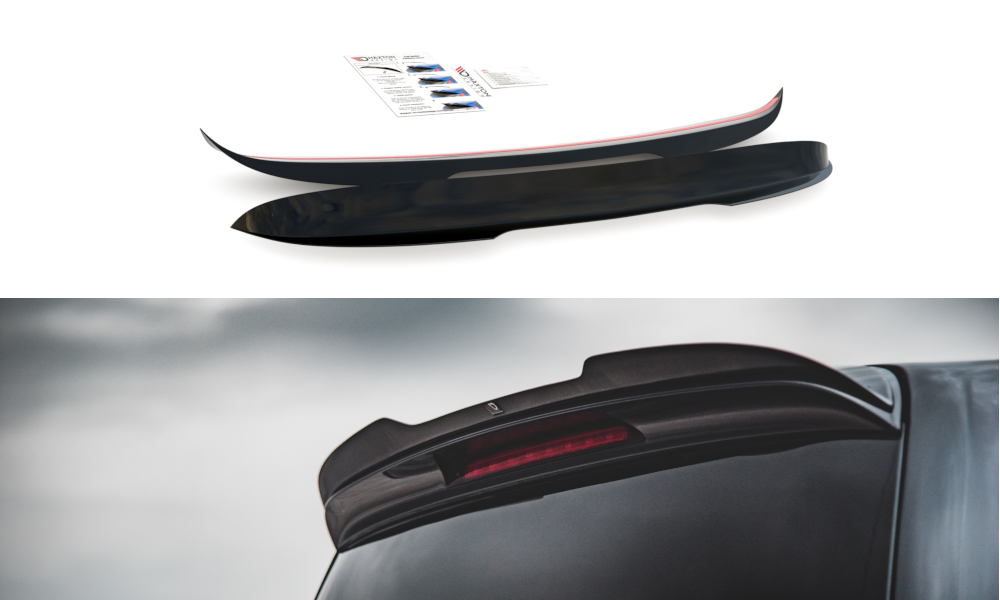 Spoiler CAP für Mercedes-Benz V-Klasse AMG-Line W447 Facelift schwarz Hochglanz