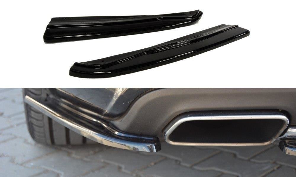 Heck Ansatz Flaps Diffusor für MERCEDES CLS C218 AMG LINE schwarz matt