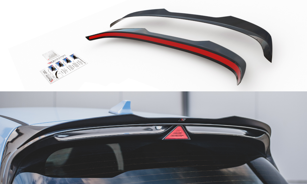 Spoiler CAP V.2 für Hyundai I30 N Mk3 / Mk3 FL Hatchback Carbon Look