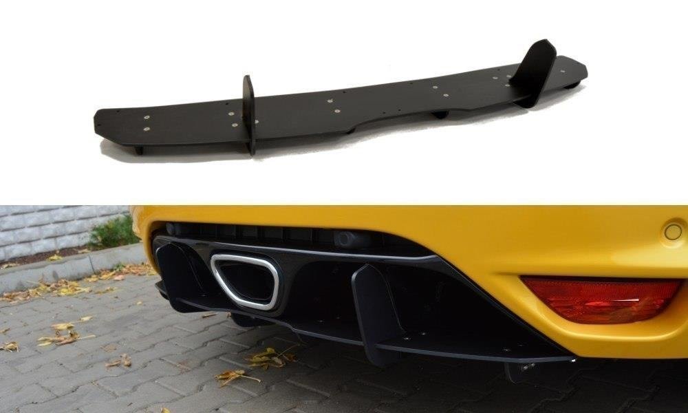 Diffusor Heck Ansatz für Heckschürze für RENAULT MEGANE MK3 RS