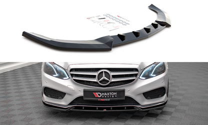 Front Ansatz V.2 für Mercedes-Benz E AMG-Line Limousine W212 Facelift Carbon Look